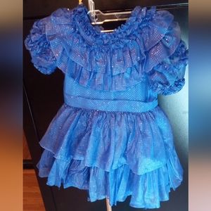 Vintage royal blue Easter dress 4T